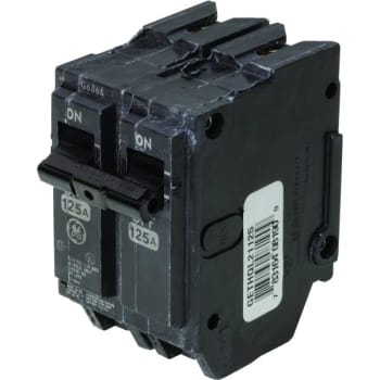 Image for GE 125 Amp 2-Pole Feed-Through Circuit Breaker from HD Supply
