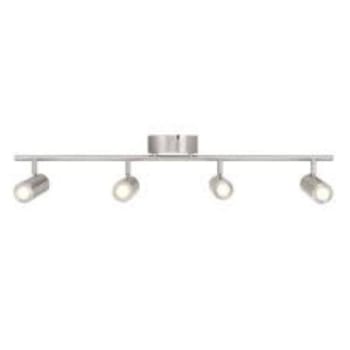Cordelia Lighting 2.5' 4-Light Brushed Nickel Integrated Led Track Lighting Kit