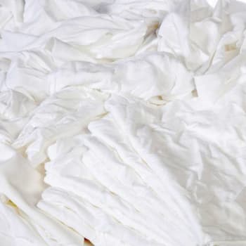 Image for American Wiping Cloth T-Shirt White Cotton Rag (10-Case) from HD Supply