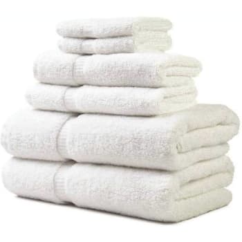 16 In. X 30 In. 4.5 Lb. White Hand Towel W/ Dobby Border (120-Case)
