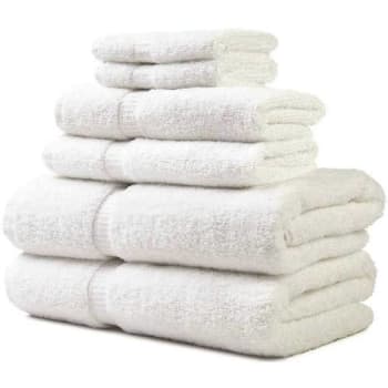 Image for 13 In. X 13 In. 1.5 Lb. White Washcloth W/ Dobby Border (300-Case) from HD Supply