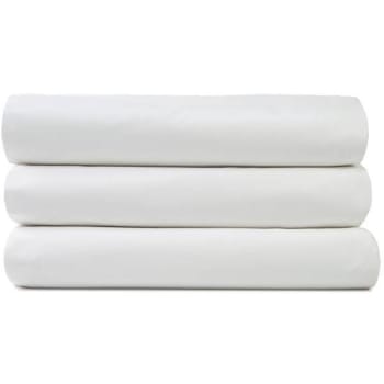 Image for International Trading T180 White Queen Fitted Sheet (24-Case) from HD Supply