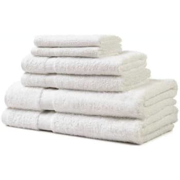 Image for 24 In. X 50 In. 10.5 Lb. White Bath Towel W/ Cam Border (120-Case) from HD Supply
