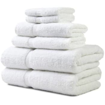 Image for 12 In. X 12 In. 1 Lb. White Washcloth W/ Cam Border (300-Case) from HD Supply