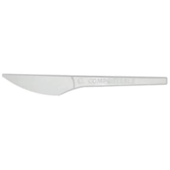 Image for Natur-Ware Natural Poly Lactic Acid Knife Compostable Case Of 1000 from HD Supply