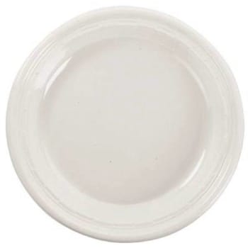 Dart 6 In. White Container Famous Service Impact Plastic Disposable Plate