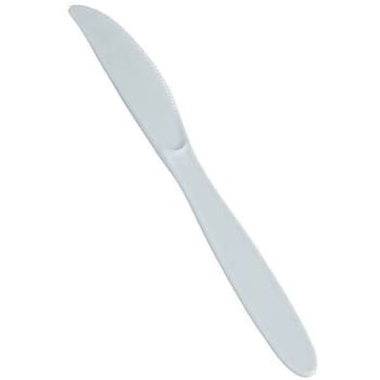 Primesource White Polystyrene Extra Heavy Inner-Boxed Knife (1000-Case)
