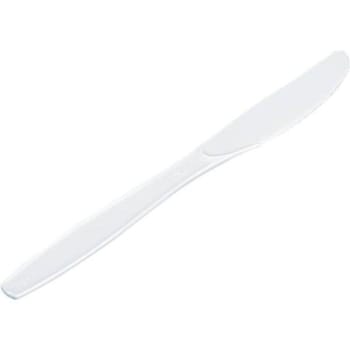 Image for Dixie® Heavyweight Polystyrene White Knives (1000/Case) from HD Supply