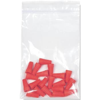 Elkay 6 In. X 8 In. 2 Mil Clear Seal Top Bags Line Single Track