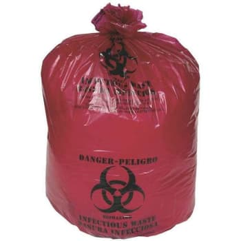 Image for Berry Global 20 Gal. High-Density Red Trash Bags (10-Case) from HD Supply