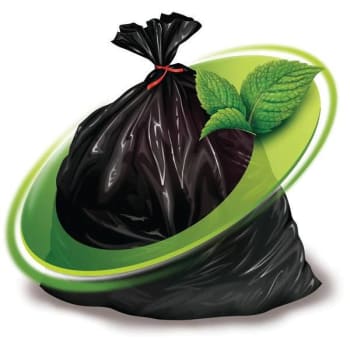 Image for Mint-X 44 Gal. 40 In. X 46 In. 1.7 Mil. Black Trash Bags (100-Case) from HD Supply