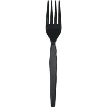 Image for Dixie Black Ultra Smartstock Heavy-Weight Disposable Forks And Sporks And Sporks (960-Case) from HD Supply