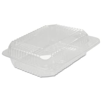 Image for Dart 7 In. Clear Hinged Food Oblong Container (250-Case) from HD Supply
