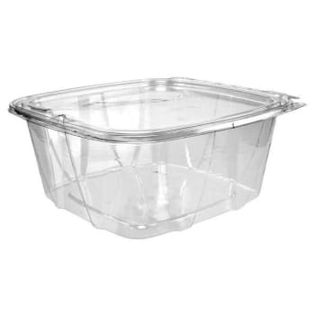 Image for Clearpac 64 Oz. Clear Hinged Pet Storage Container (200-Case) from HD Supply