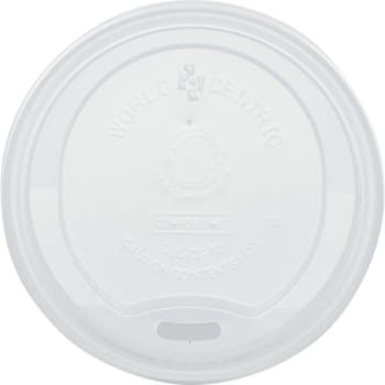Image for World Centric Cpla Lids For 12ozhot Drink Cups, 1000/case Case Of 1000 from HD Supply