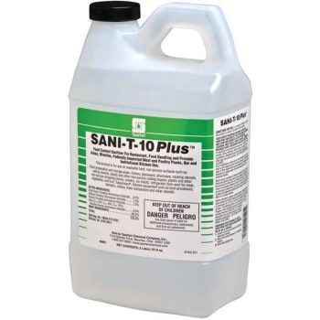 Image for Spartan Sani-T-10 Plus 2 Liter Food Contact Sanitizer Package Of 4 from HD Supply