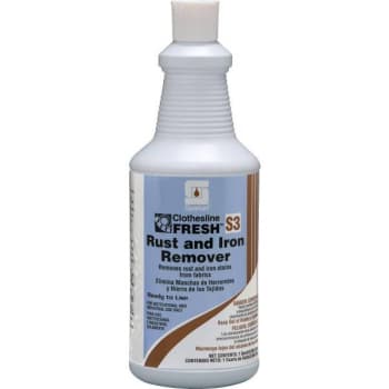 Spartan 1 Qt. Clothesline Fresh S3 Rust And Iron Remover (12-Pack)