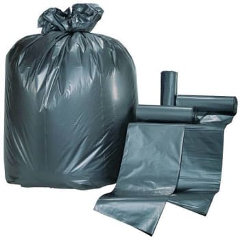 Image for Renown 56 Gal. 43 In. X 47 In. 1.5 Mil. Gray Low-Density Trash Bags (100-Case) from HD Supply
