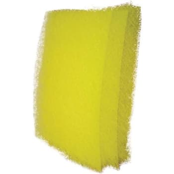 39 In. X 90 Ft. X 1 In. Poly Media Roll Filter (Yellow)