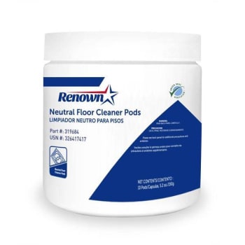 Image for Renown Neutral Floor Cleaner Pods, Green Seal Certified (10 Per Case) from HD Supply