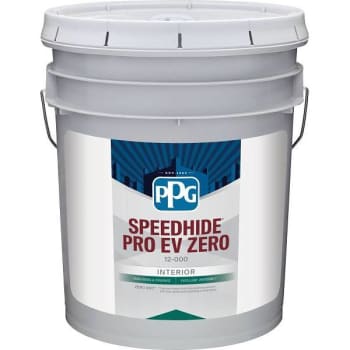 Image for Ppg Speedhide Pro Ev Zero Latex Paint, Interior, Eggshell, S7059ug, 5 Gallon from HD Supply
