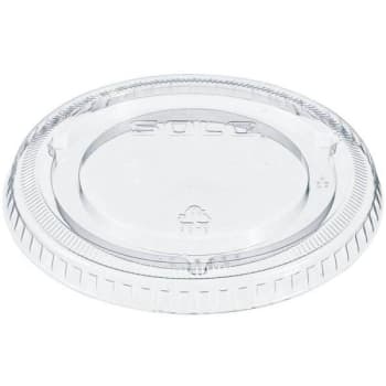 Image for Dart Solo Clear Plastic No-Slot Lids For 12 Oz. Cups (1000-Case) from HD Supply