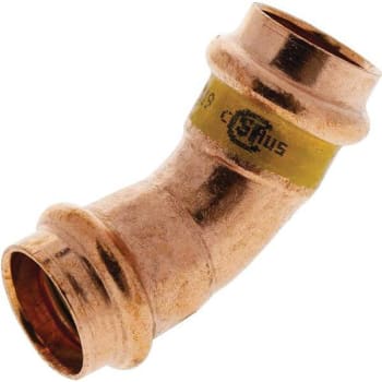 Image for Nibco 1/2 in. Wrot Copper Press x Press 45-degree Elbow Fitting from HD Supply