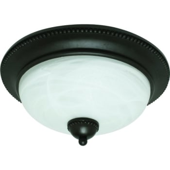 Image for Seasons® 2-Light Flush Mount Ceiling Fixture, Oil Rubbed Bronze from HD Supply