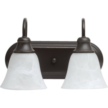 Image for Sea Gull Lighting® Windgate 13 in 2-Light LED Vanity Light Fixture (Heirloom Bronze) from HD Supply