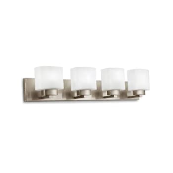 Seasons Dove Creek 32 In. 4-Light Bath Vanity Fixture Satin Nickel