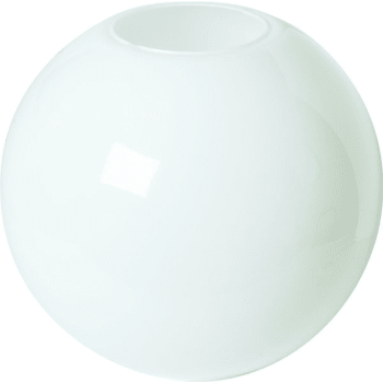 Image for 14" White Globe Acrylic  5-1/4" Opening from HD Supply