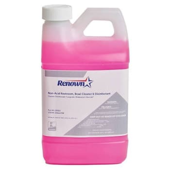 Renown Non-Acid Restroom and Bowl Cleaner and Disinfectant 64 oz. (4 Per Case)