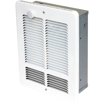 King W Series 1500-750w 5118 Btu Electric Wall Heater 120v W/ Single Pole Stat White
