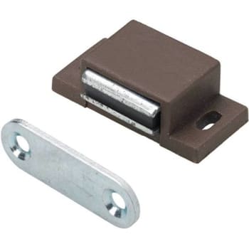 Image for Everbilt 11 Lb. Magnetic Door Catch With Counter Plate(Brown) (25-Pack) from HD Supply