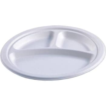 Image for 93-Compartment Bagasse Plate, 500/case, Empress Earth Case Of 500 from HD Supply