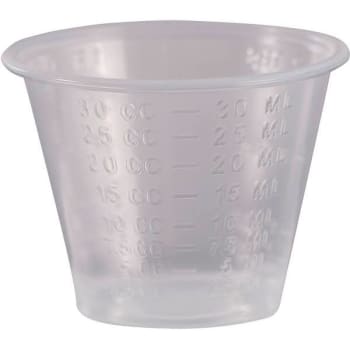 Image for Empress 1 Oz Disposable Clear Polypropylene Graduated Medical Cup Case Of 100 from HD Supply