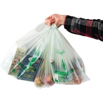 Image for Natur-Bag Green Reusable Grocery Bag 16.5x 19.50.75mil Compostable Case Of 500 from HD Supply