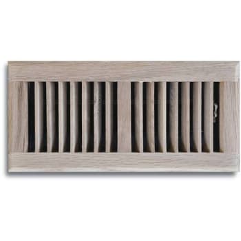 Image for Truaire 4 In. X 10 In. Solid Oak Floor Register from HD Supply