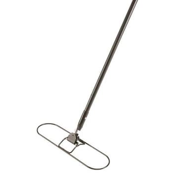 Alphapointe Dust Mop Frame And Handle, 5" X 18", Black