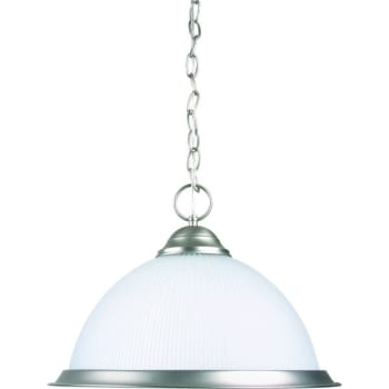 Image for 17 in. 1-Light Pendant Fixture (Brushed Nickel) from HD Supply