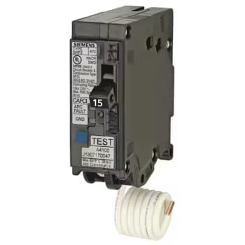 Image for Siemens 15 Amp Single Pole Combination Afci Circuit Breakers (10-Pack) from HD Supply