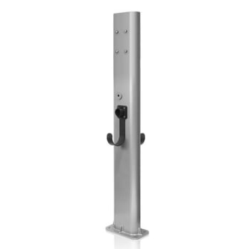 Image for Leviton Dual Mount Electric Vehicle Charging Station Pedestal, Front/back from HD Supply