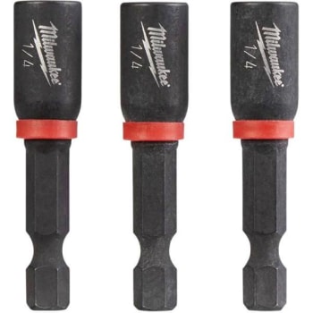 Image for Milwaukee Shockwave Impact Duty 1/4 In. X 1-7/8 In. Alloy Steel Magntic Nut Driver Bit from HD Supply