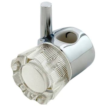 Image for Zurn Tempgard I Shower Handle/Slide With Acrylic Knob Chromeplated from HD Supply