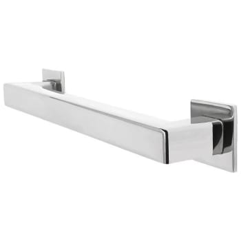Preferred Bath Decorative Square ADA Grab Bar 42 X 1.25" Bright Polished Ss