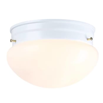 Image for Seasons 6in 1-Light Mushroom Fixture In White from HD Supply