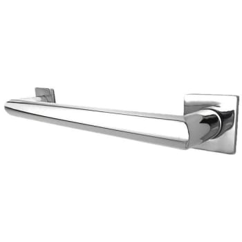 Preferred Bath Decorative Grab Bar 18 X 1.25" Bright Polished Stainless Blended
