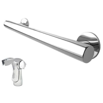 Image for Preferred Bath Grab Bar 24 X 1.25" Handheld Shower Holder  Polished Ss Balance from HD Supply