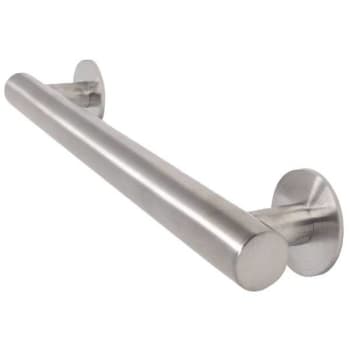 Image for Preferred Bath Decorative Grab Bar 12 X 1.25" Satin Stainless Steel from HD Supply