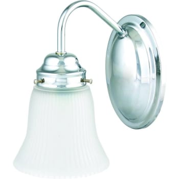 Image for Seasons® 4.75 in. 1-Light Incandescent Wall Sconce (Polished Chrome) from HD Supply